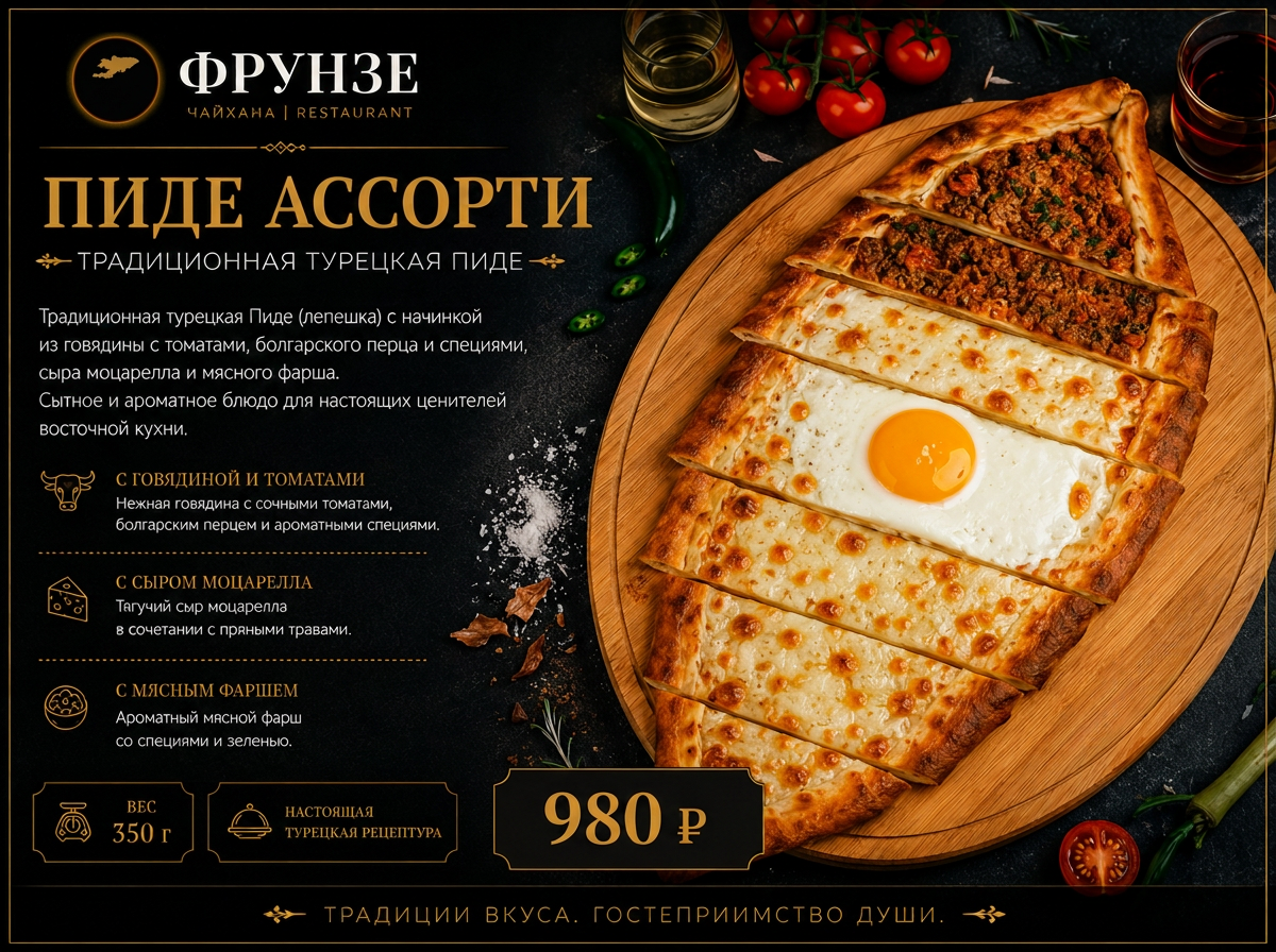 Пиде ассорти